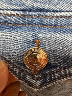 True Religion Jennie Short - Blue Denim